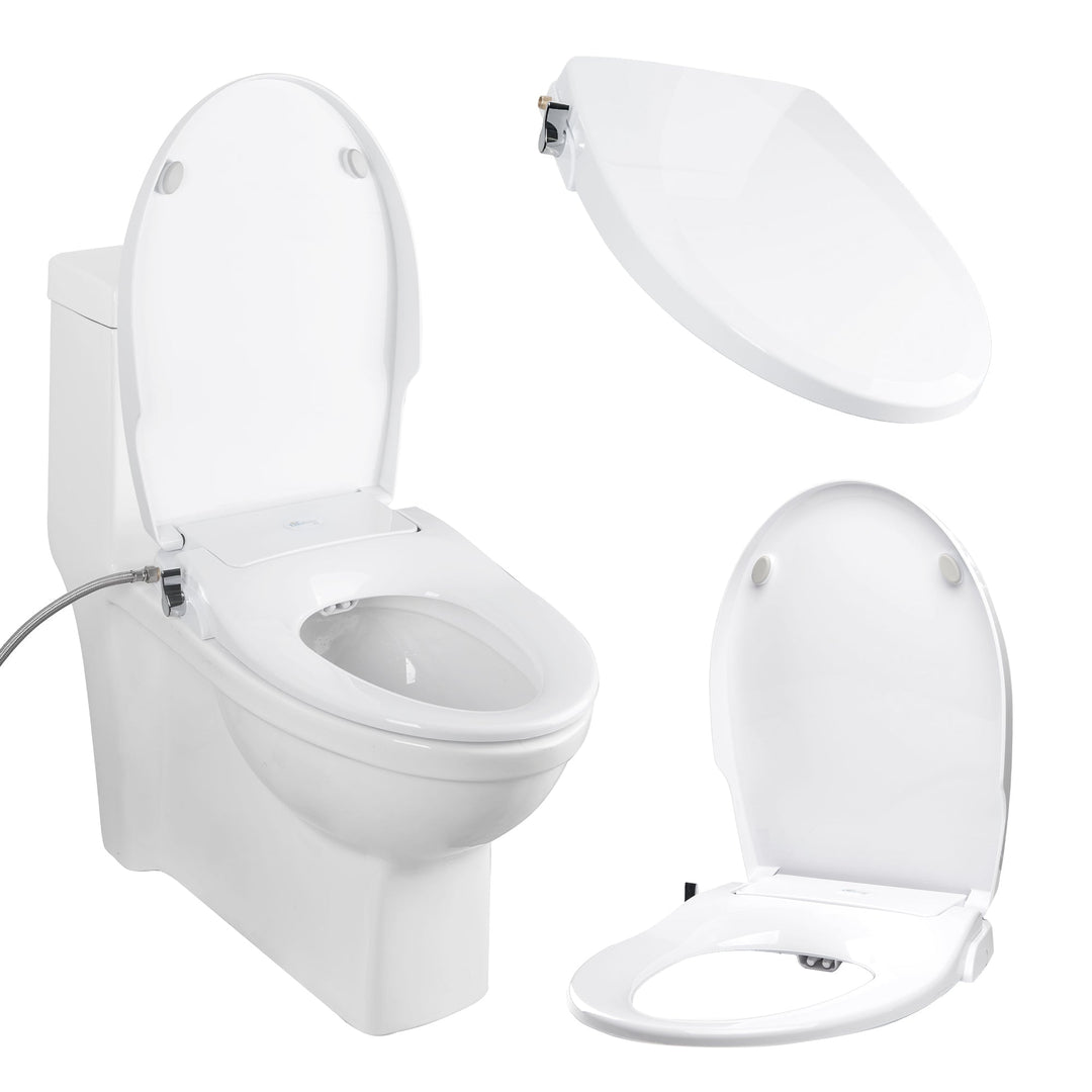 Bio Bidet Slim popular Zero Bidet Toilet Seat, Elongated, White