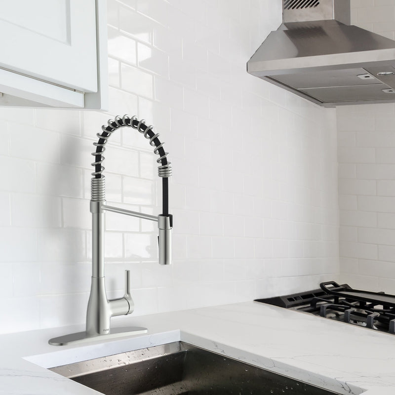 Flow Classic Spring Neck Kitchen Faucet – Bio Bidet