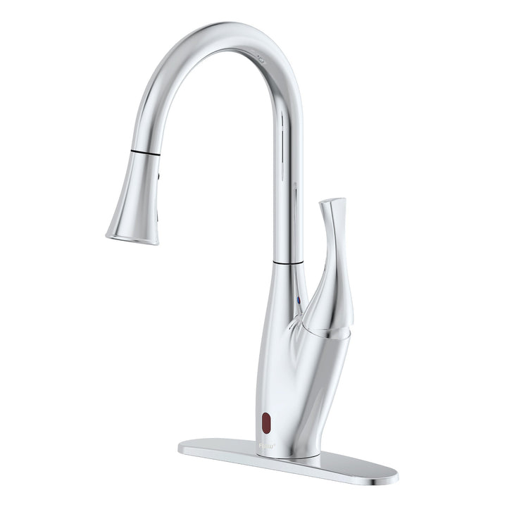 Flow-X Motion Activated Kitchen Faucet | Brushed Nickel Finish